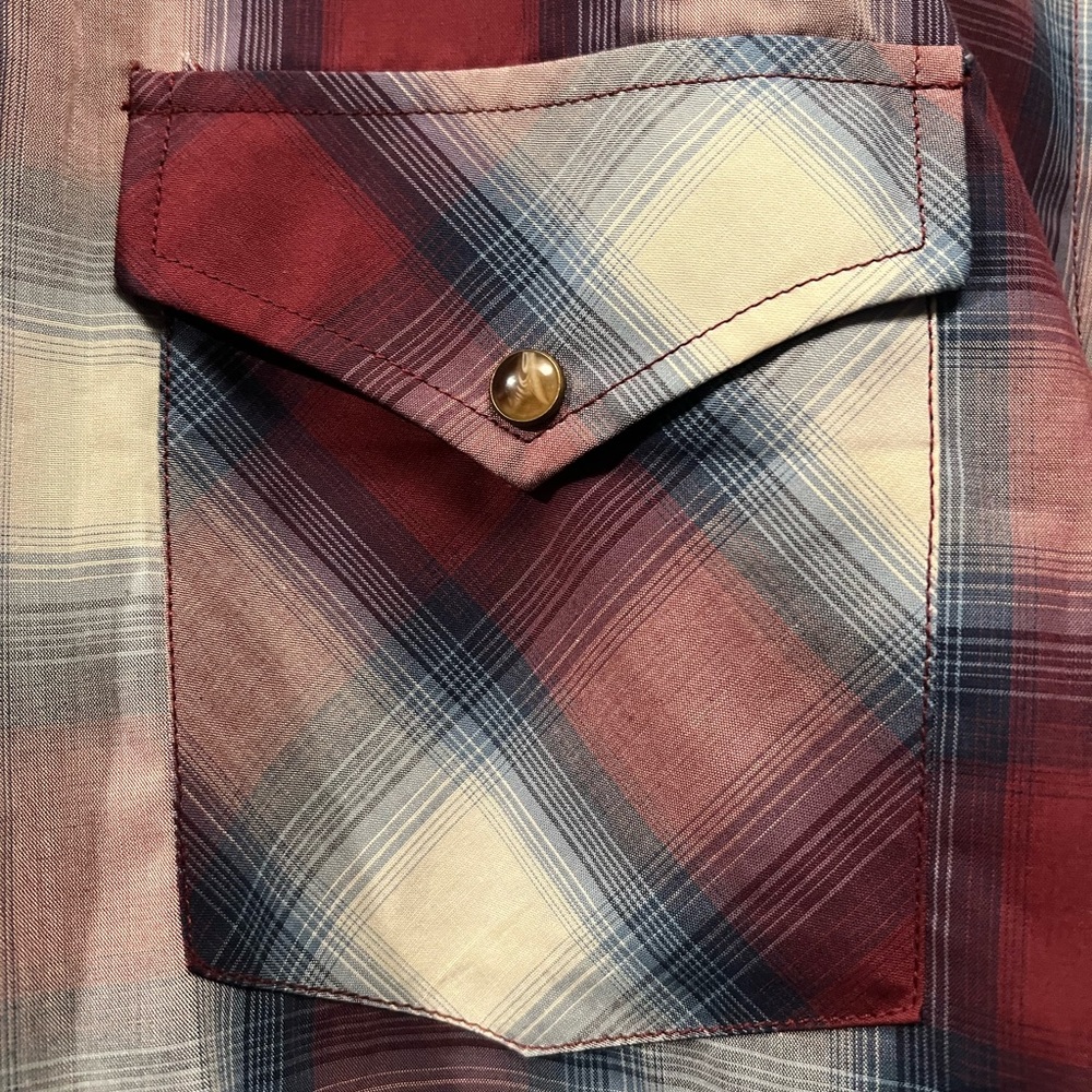 Pendleton Snap Button Plaid Western Button Down S… - image 7